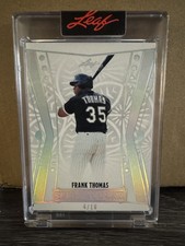 2025 Leaf Spectacular Frank Thomas 4/10 First Print Encased White Sox