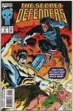 Secret Defenders 5 Marvel Comics 1993 NM- 9.2 Punisher Appearance