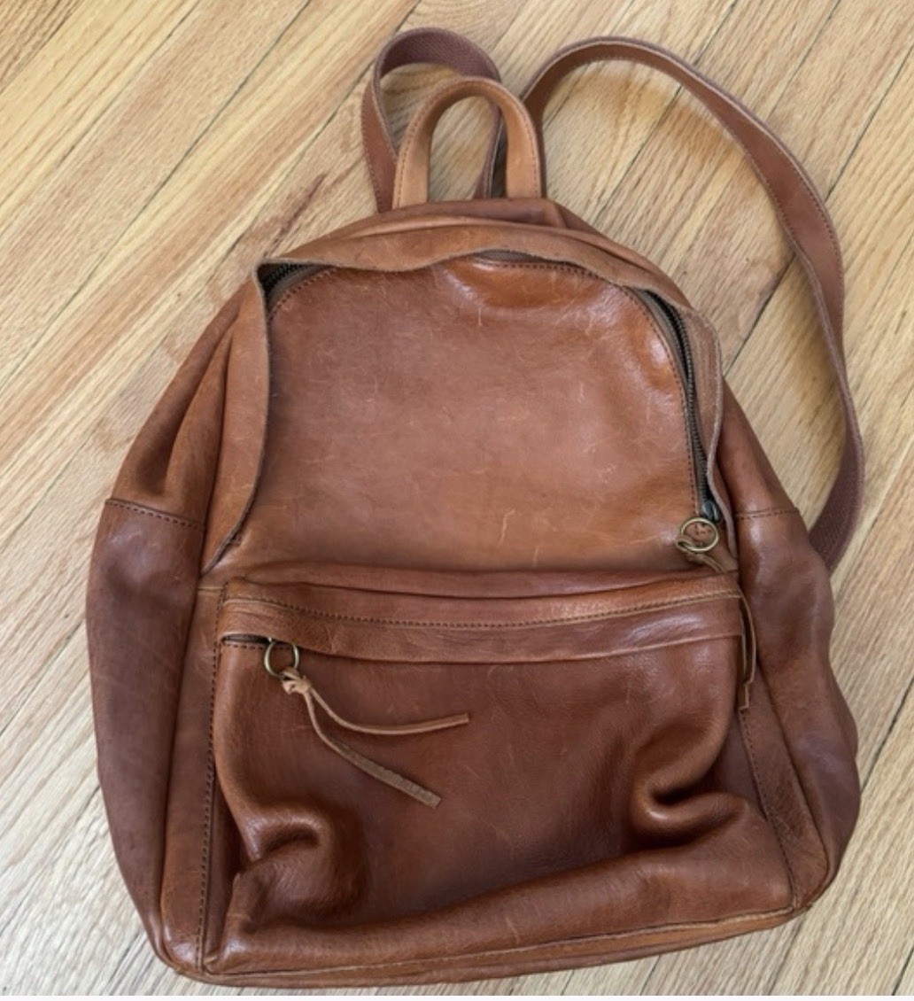 Madewell The Lorimer Mini Backpack Italian Leather In Brown Italy