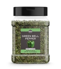 Diced Green Bell Pepper, 15.2 oz, Cut Dried, Soups Chilis, Fresh Taste