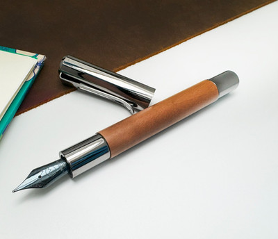 Monteverde USA Ritma Fountain Pen in Walnut Medium Steel Nib