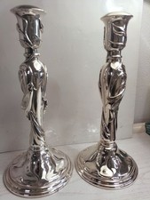 Coppia Candelabri Argento Ottaviani