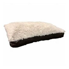 Aspen Pet 36x27" Faux Leather Gusset Pillow Pet Bed Removeable Cover Open Box 