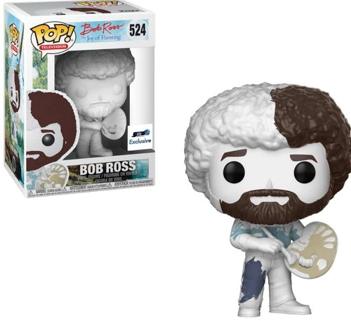 Bob Ross Funko Pop Television #524 Painting GTS Exclusive White