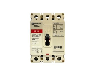 EATON FD3015V 15A 3-PHASE 3-POLE 600V SERIES C MOLDED CASE CIRCUIT BREAKER NEW