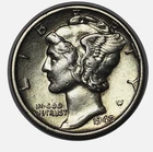 Rare 1942/1 P Mercury Head Dime Key Variety NGC VF Details Philadelphia Mint