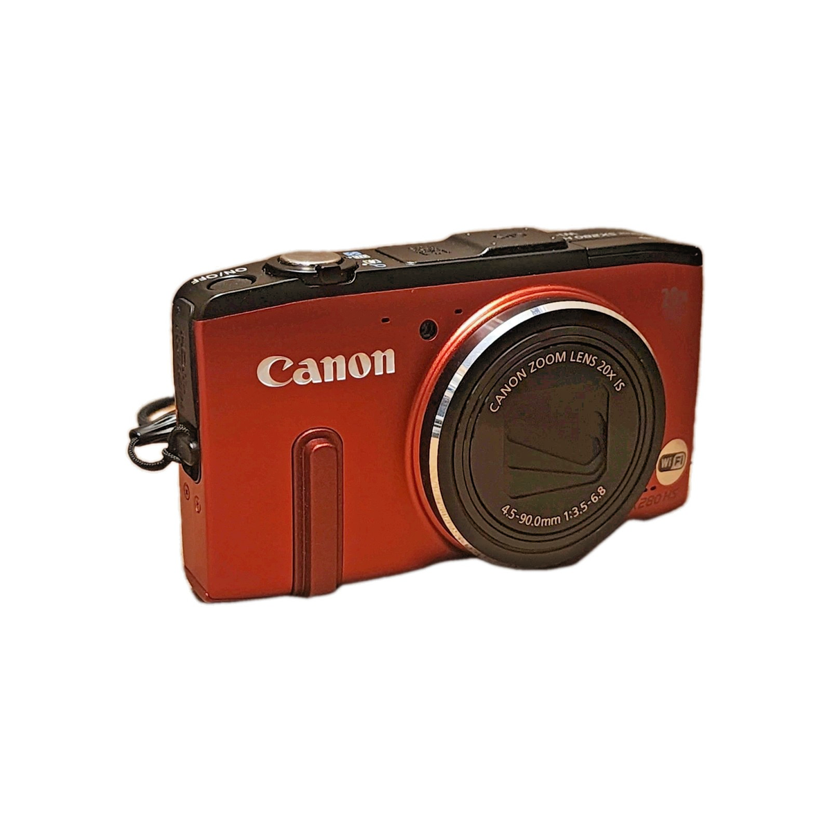 Canon PowerShot SX280 HS 12.1MP Digital Camera - Red for