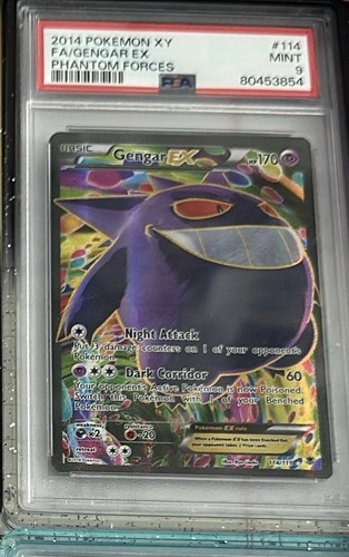 Gengar-EX graded PSA 9 for sale on eBay
