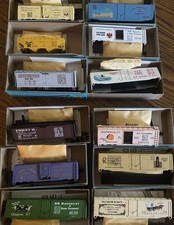 Lot Vintage Athearn Blue Box HO Scale 1:87 Train Car Kits New In Box Untested