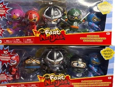 Funrise Fart Ninjas Farty 5 Pack Set (2 Boxes) - NEW - 1 Box = $25