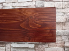 Floating,solid wood, Rustic ,handmade shelves 14.5cm/5inch. Invisible supports.