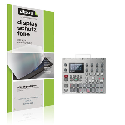 2x Schutzfolie matt für Elektron Syntakt E25 Displayschutzfolie Folie Display