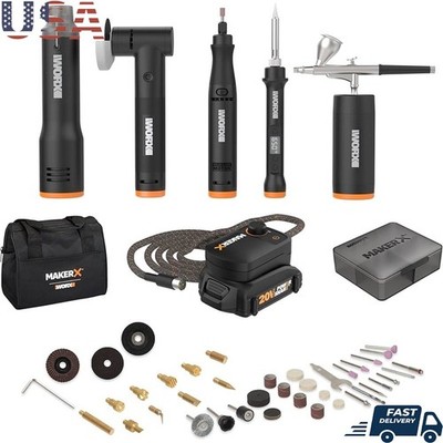 Tool Kit Rotary Tool Mini Heat Gun Angle Grinder Air Brush Accessories New