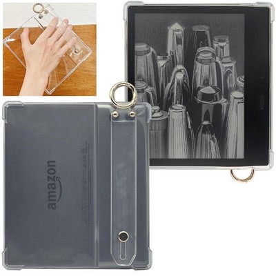 UMUBUHOMS Clear Silicone Case Hand Strap for 7 Inch Kindle Oasis
