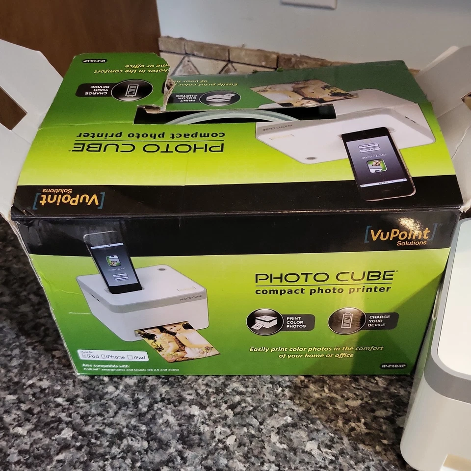 VuPoint Photo Cube IP-P10-VP Digital Photo Thermal Printer - Image 2 of 2