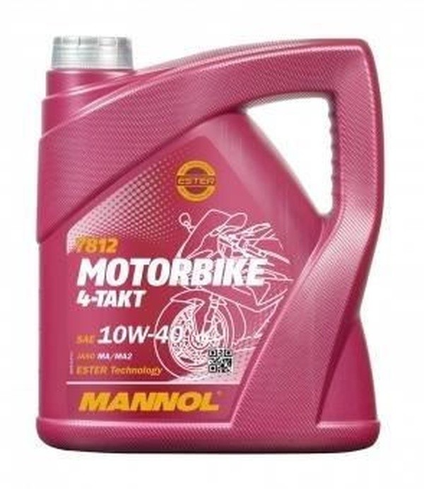 Huile 10W40 moto 4T bidon 4L pour vos trajets quotidiens et roadtrips