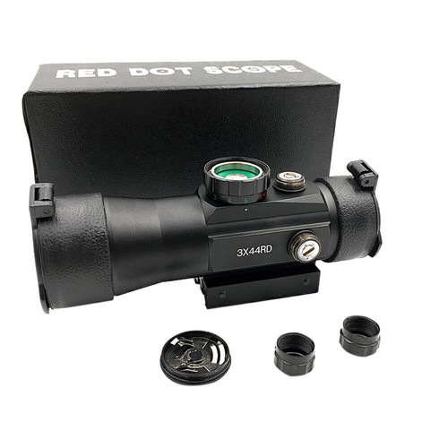 2x40 3x44 Red Green Dot Sight Scope For 11mm/20mm Rail Air Rifle Pistol Hunting - Bild 26 von 36