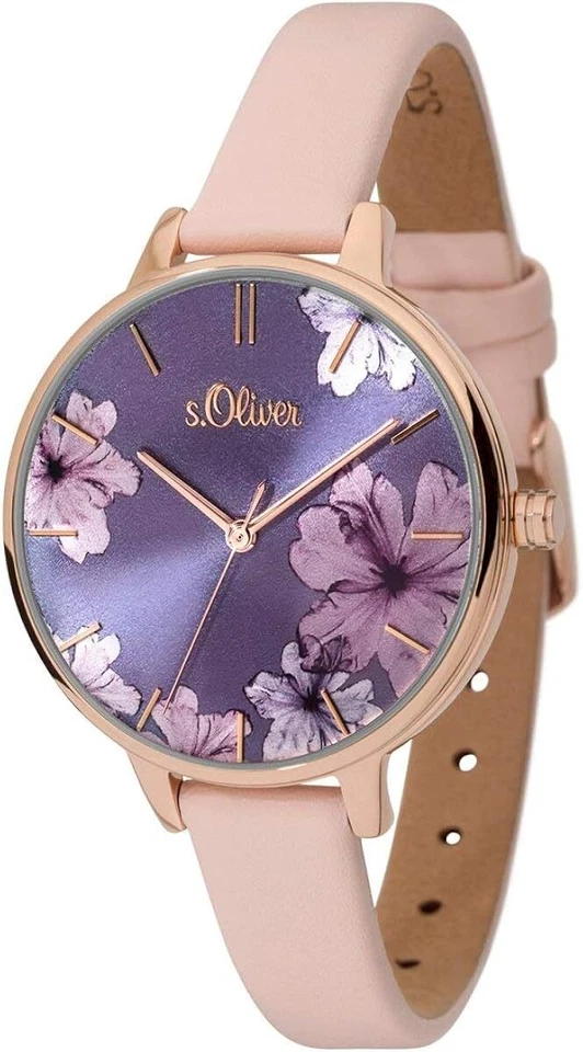 S.Oliver Damen Analog Quarz Armbanduhr mit Edelstahlarmband - Bild 2 von 4