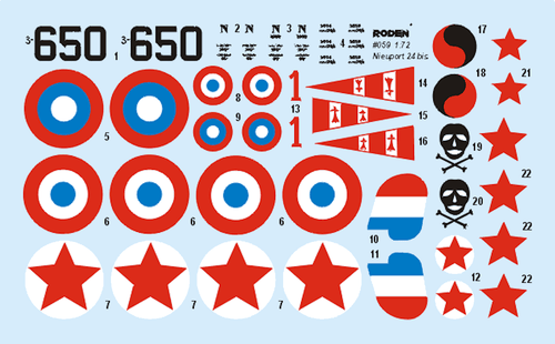 RODEN 1/72 NIEUPORT 24bis WWI French Fighter 059 - Picture 2 of 7