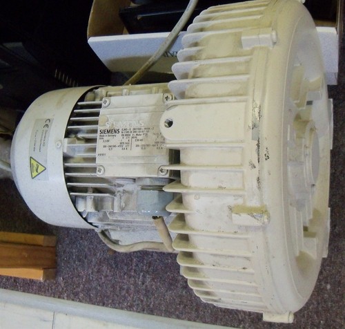 2BH1500-7AH36-Z Siemens Side Channel Blower / Vacuum 220/480V 