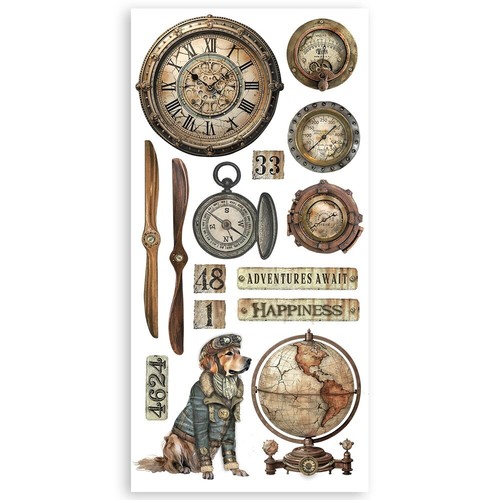 Stamperia - ALTEREGO - RECORTES DE PAPEL DE DOBLE CARA - 6" X 12" - 4 HOJAS - Imagen 3 de 5