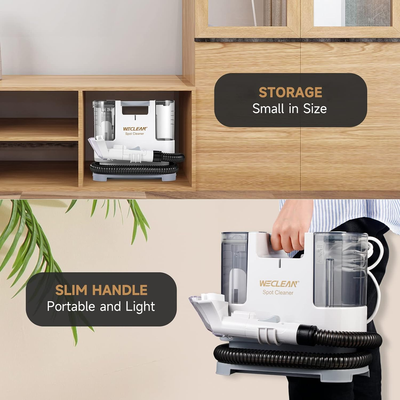 WECLEAN C1 Portable Carpet & Upholstery Spot Cleaner - Deep Cleaning Machine For Sofas, Stairs, Pet Stains