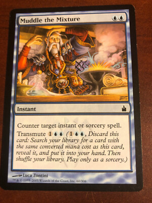 1 Muddle the Mixture 1 Fleshwrither 6 Drift of Phantasms 4 Shred Memory 12 cards