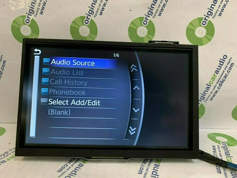 Infiniti Q50 Q60 2017-2020 OEM radio información navegación pantalla Foto 4 de 4