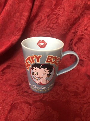 Mug Vintage Betty Boop 2005 King Syndicate - 'Coffee, Chocolate, Men... The Richer The Better', Occasion