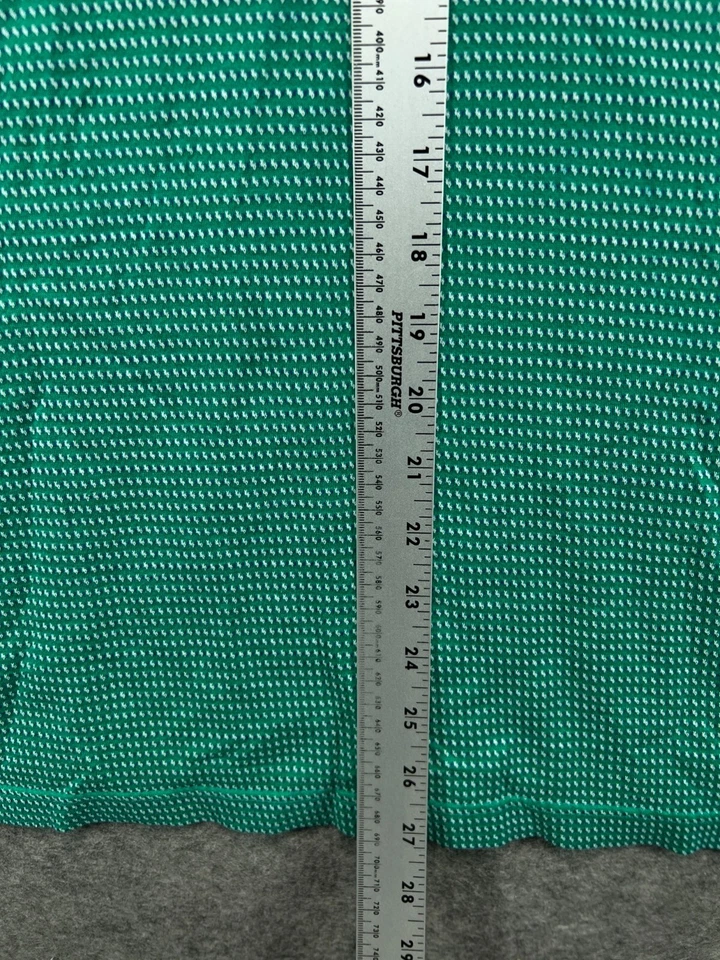 Polo de golf Bolle para hombre grande textura verde años 60 2 capas mercerizada manga corta Foto 3 de 4