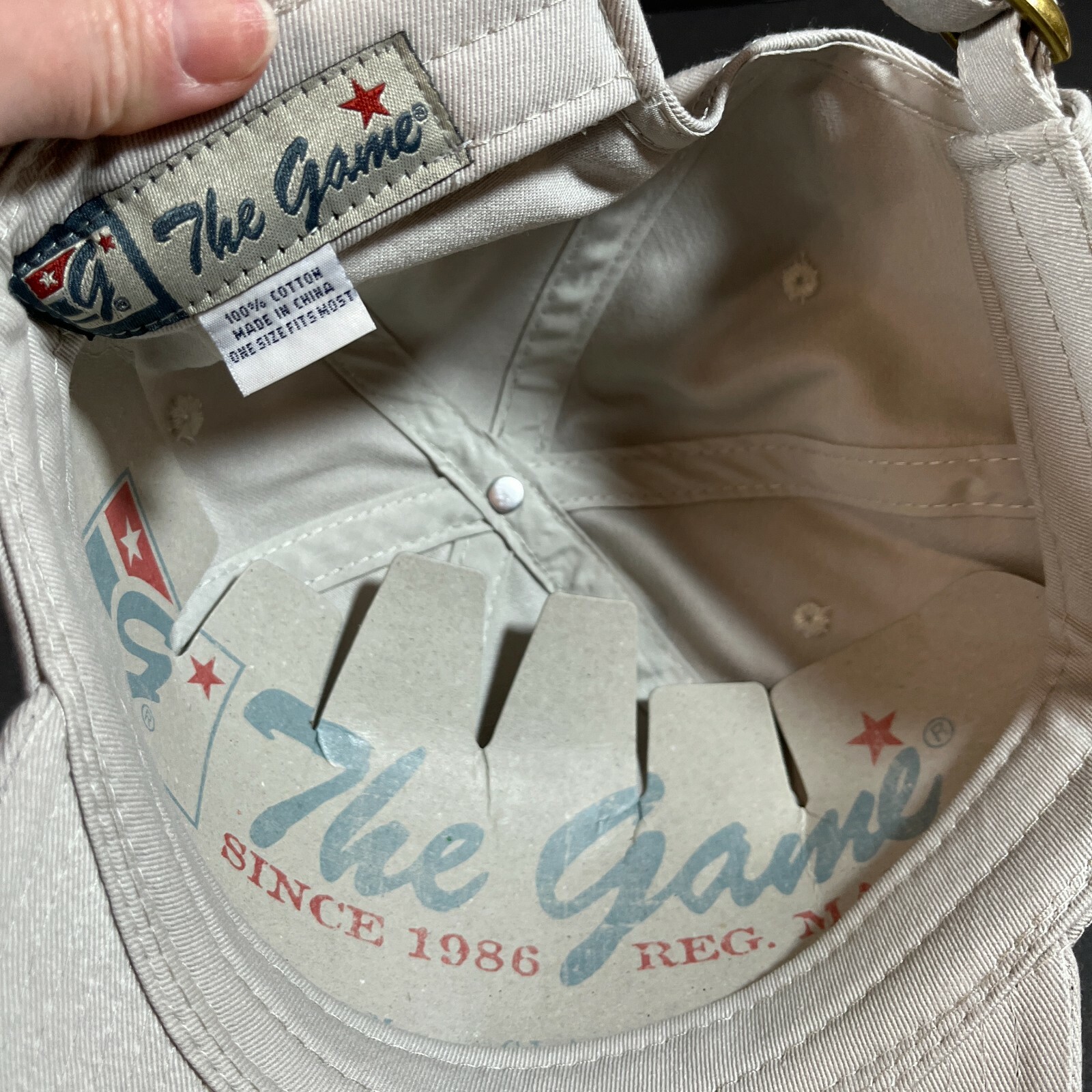 Nantucket, MA The Game Strap Back OSFM Embroidered Logo Hat NWOT 