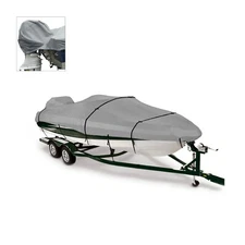 Pro Bass Style Trailerable Heavy Duty Fishing Boat Storage Cover fits 19'-  20'L