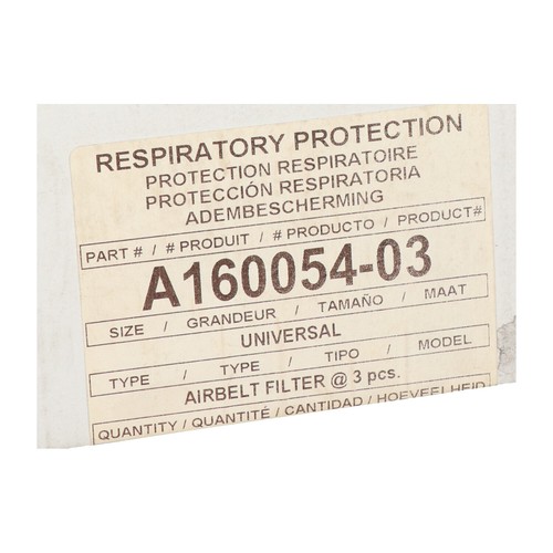 Honeywell A160054-03 Respiratory Protection New NFP Sealed (3pcs) - Picture 2 of 8