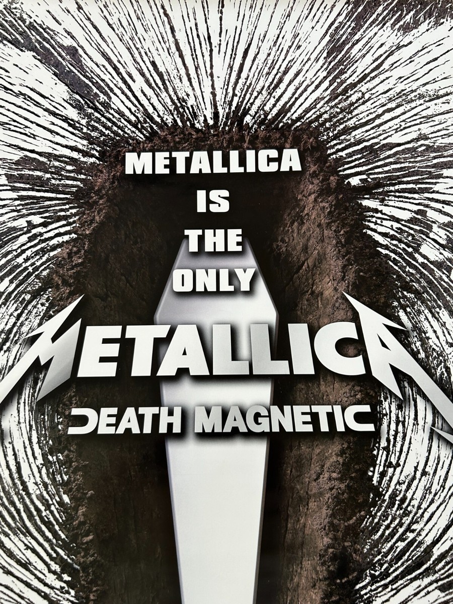 LLICA Death Magnetic ポスター Metallica – ”Death Magnetic” Japan album promo 18″x24″ | Buy