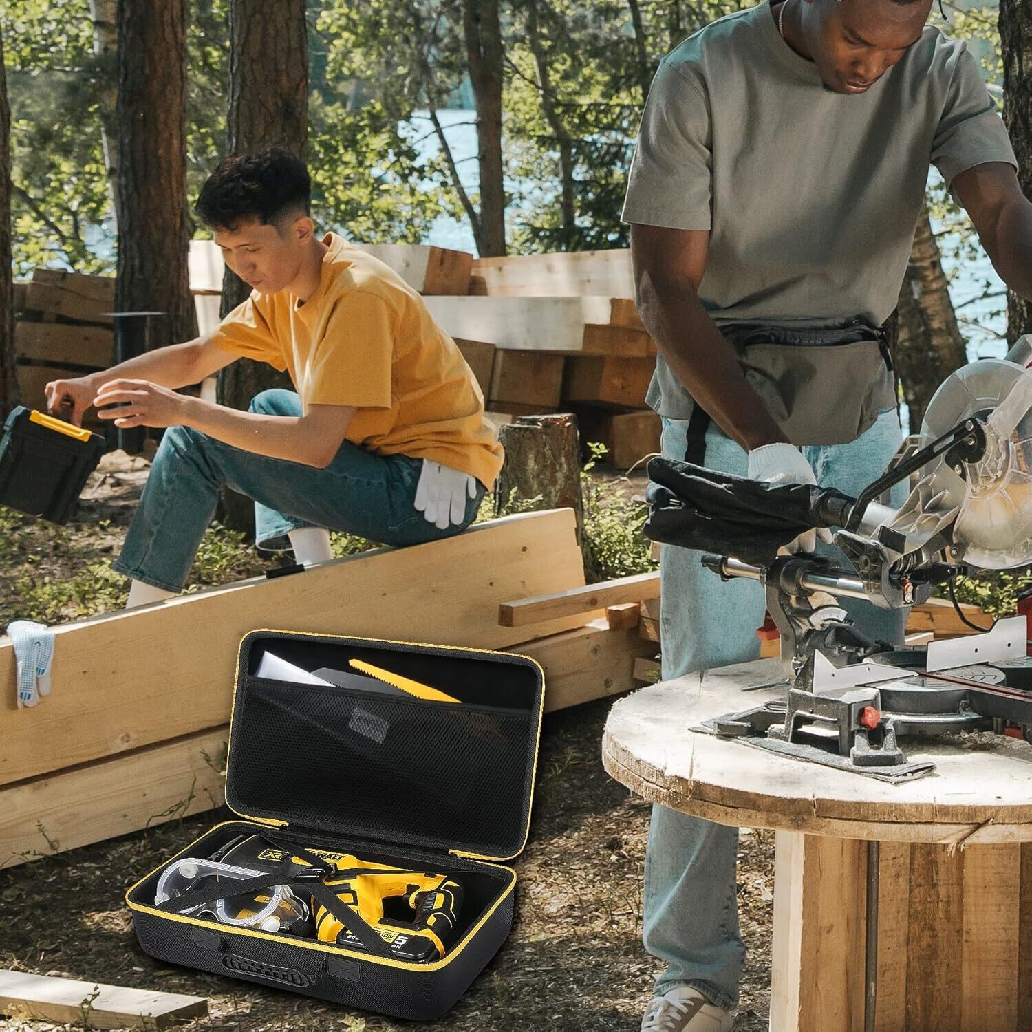 khanka Hard Storage Case Replacement for DEWALT 20V MAX XR Reciprocating Saw (D