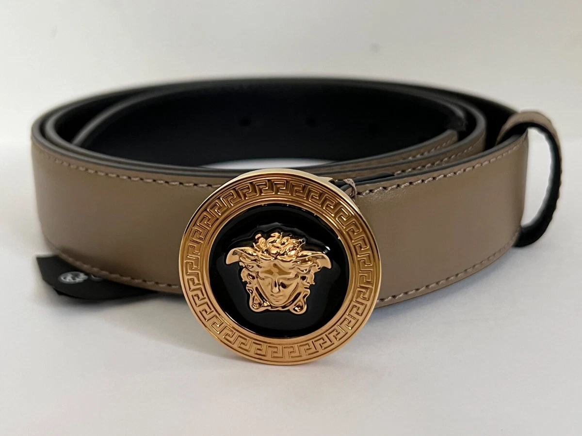 Versace brown belt, sz 38 Versace Belt size 95/38 US in great pre-owned... | Depop main image 4