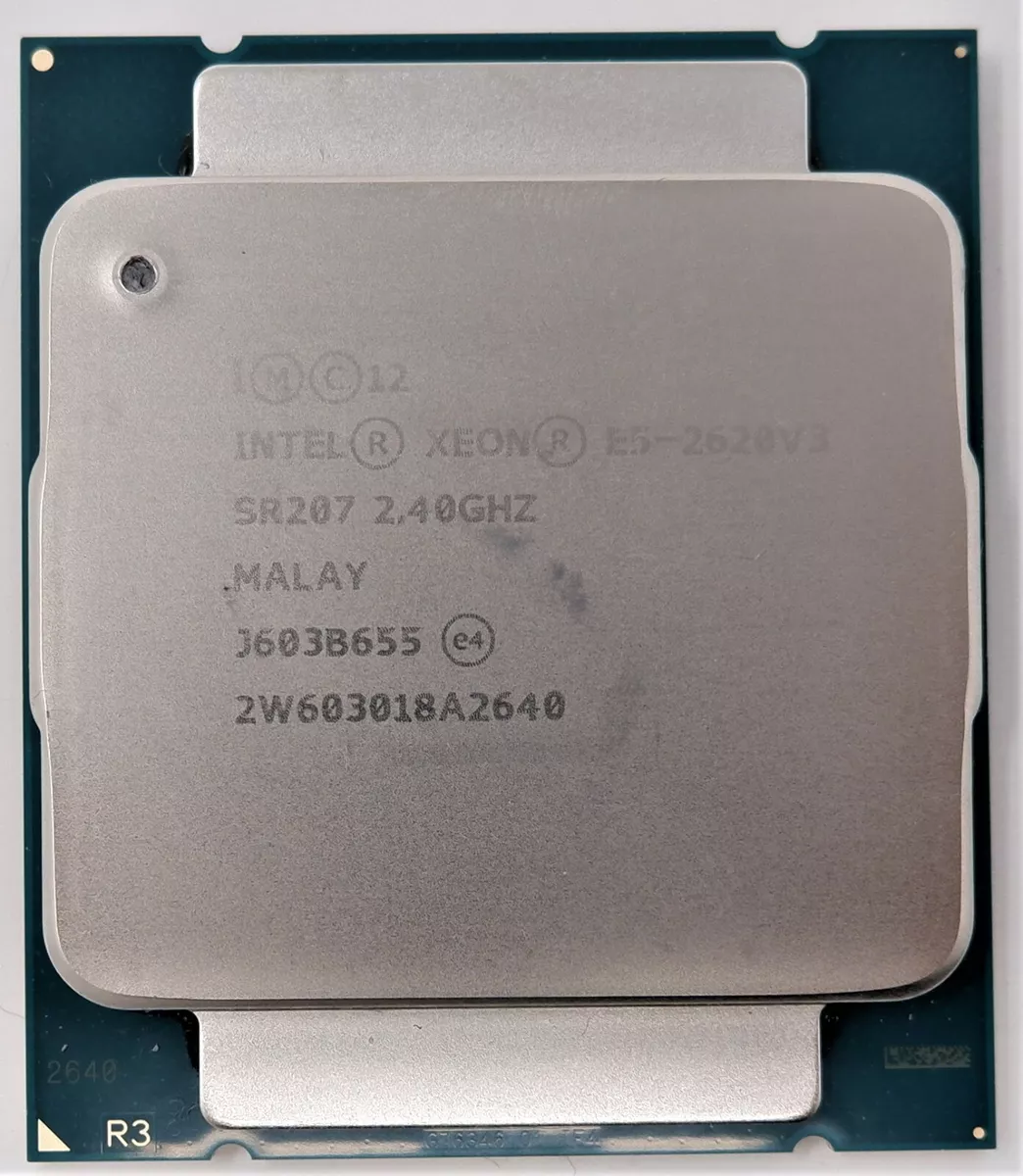 INTEL XEON E5-2620 V3 SR207 2.4GHZ+ 15MB L3 6-CORE LGA2011-3 (CPU ONLY) - NEW