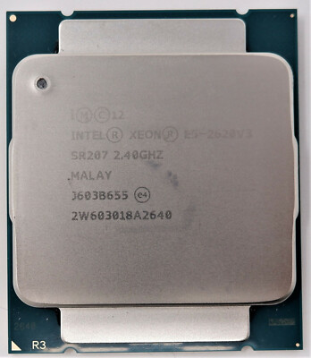 INTEL XEON E5-2620 V3 SR207 2.4GHZ+ 15MB L3 6-CORE LGA2011-3 (CPU ONLY) - NEW