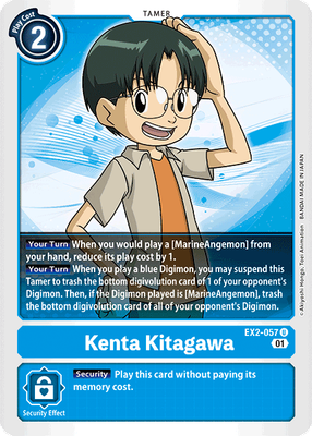 Kenta Kitagawa EX2-057 U Digital Hazard Digimon TCG | eBay