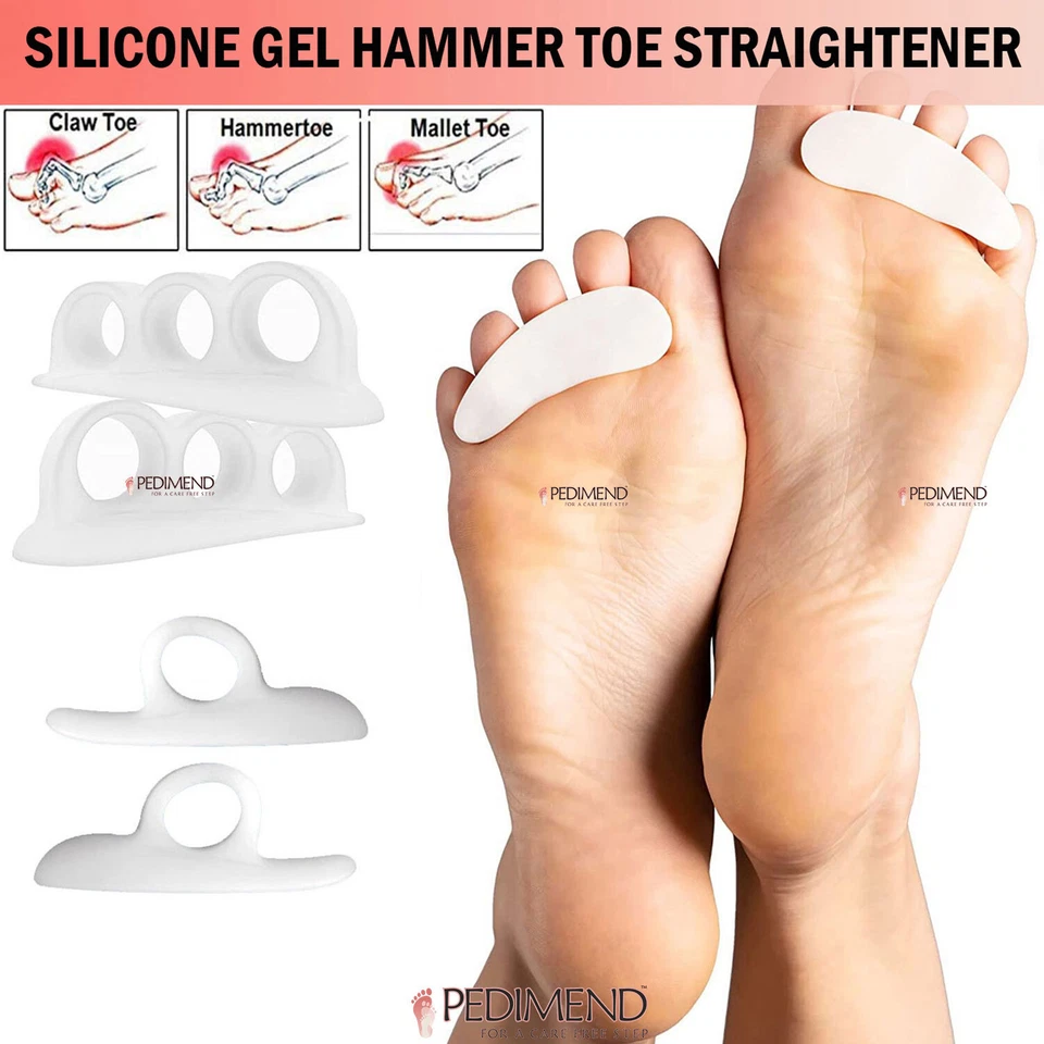 PEDIMEND™ Hammer Toe Crest Straightener Gel Toe Support Pad for Overlapping Toes