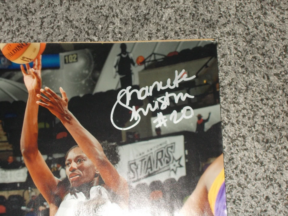 Shaneka Christon #20 San Antonio Stars Autographed Poster 20x16 - Image 2 of 2