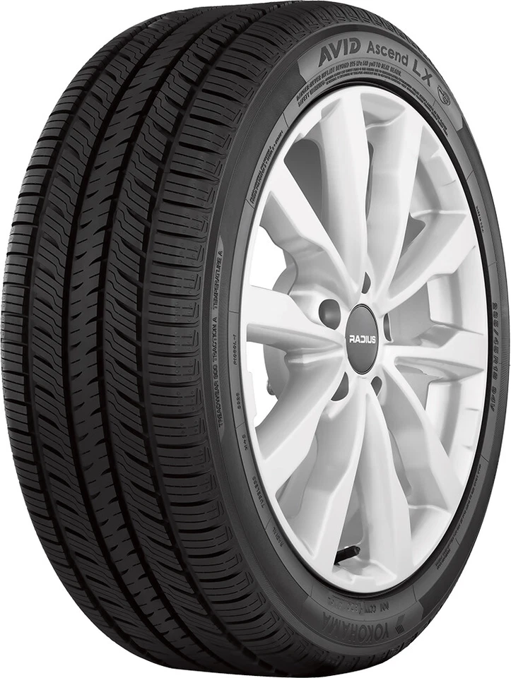 1 New Yokohama Avid Ascend Lx - 185/60r15 Tires 1856015 185 60 15 - Image 2 of 4