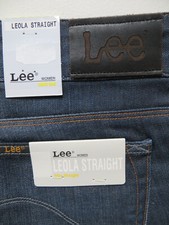 Lee LEOLA STRAIGHT Jeans Hose W 33 /L 33 NEU ! Dark Indigo Stretch Denim, KULT !