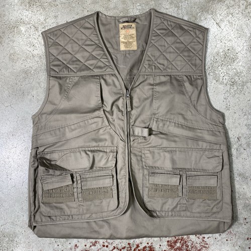Master Sportsman Hunting Vest 2XL Shooting Game Pouch Pockets Pads Excellent Con
