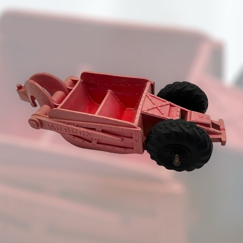 Auburn Rubber Co. Earthmover Rare Vintage Faded Red Trailer Only MCM Toy - Picture 5 of 14