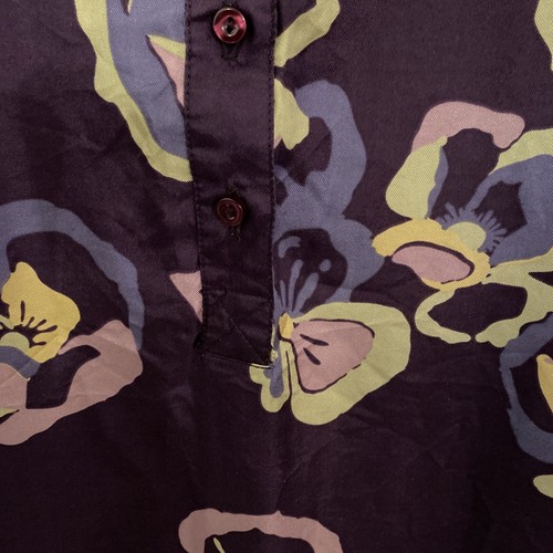 Ronit Zilkha Pure Silk Tunic Top AMAZING COLOURS &STYLE LONG SLEEVES UK 10 - Picture 9 of 14