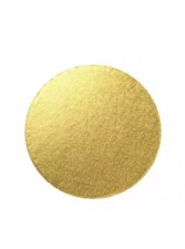 Gold Cake Board Base Drums 12mm Thick Premium Round 5inch