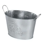 LIVIVO 24L GALVANISED STEEL ICE BUCKET PARTY  PICNIC DRINK WINE COOLER