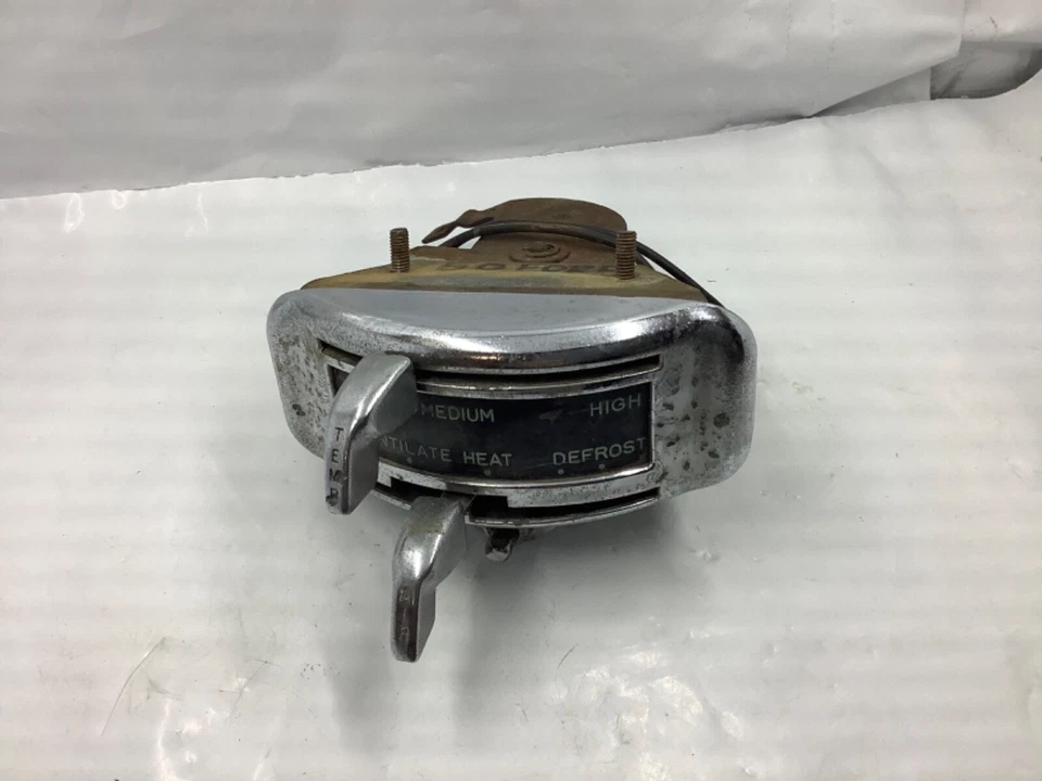 Ford Custom Crestline 1949 1950 controles de descongelador de calefacción Foto 4 de 4