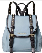 michael kors mini backpack blue